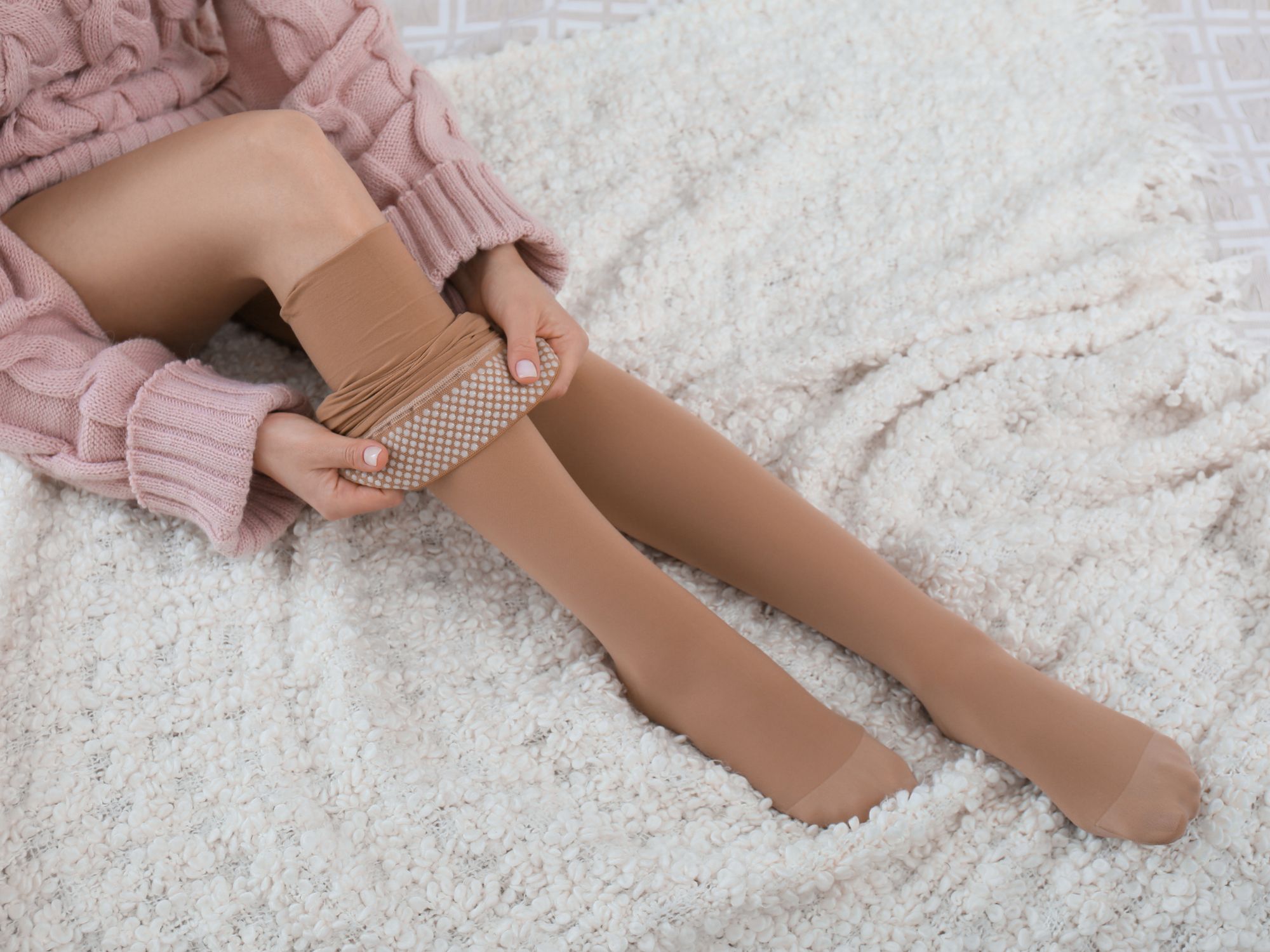 can you wear compression stockings 24 hours a day