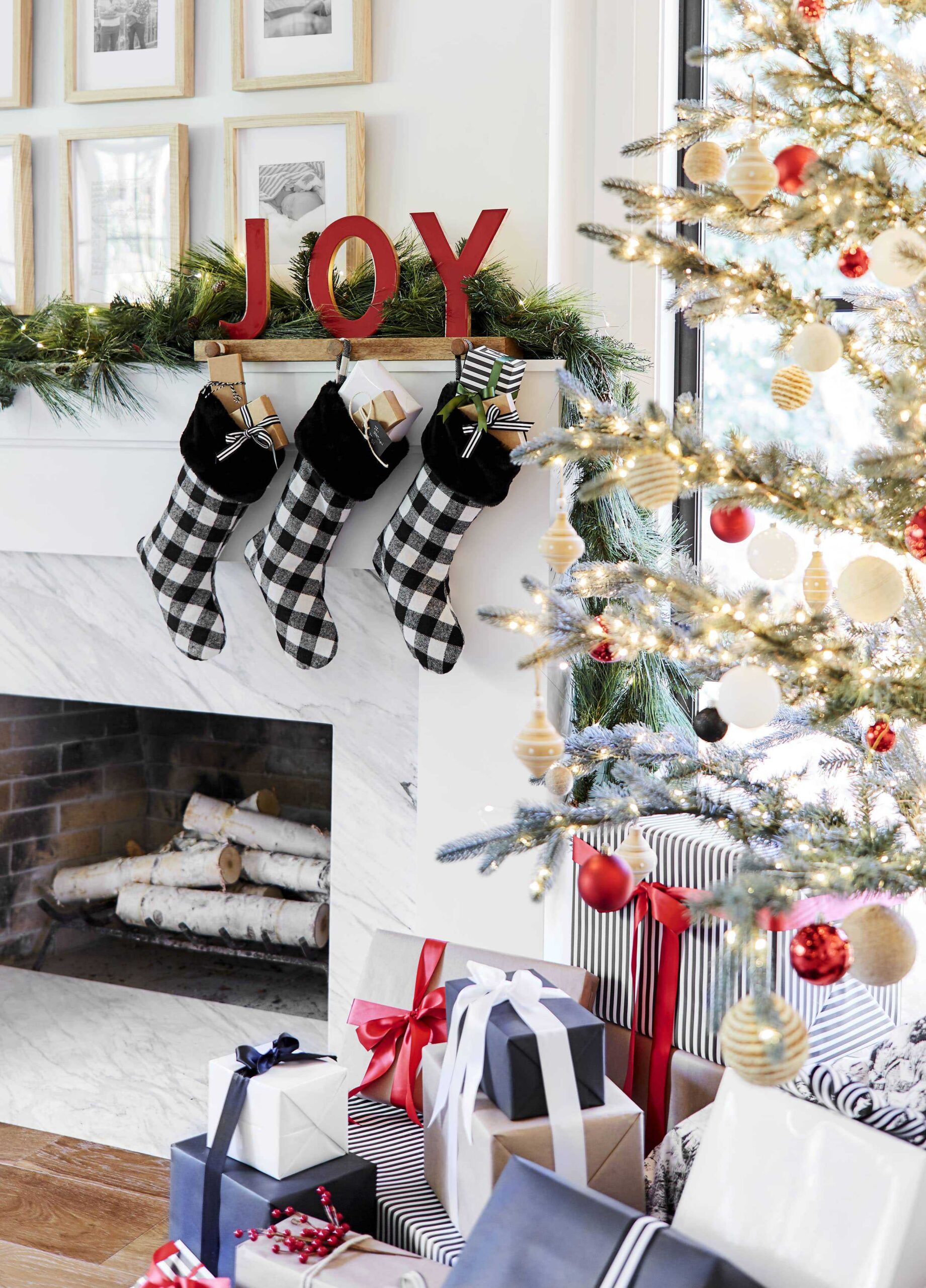 how to hang christmas stockings