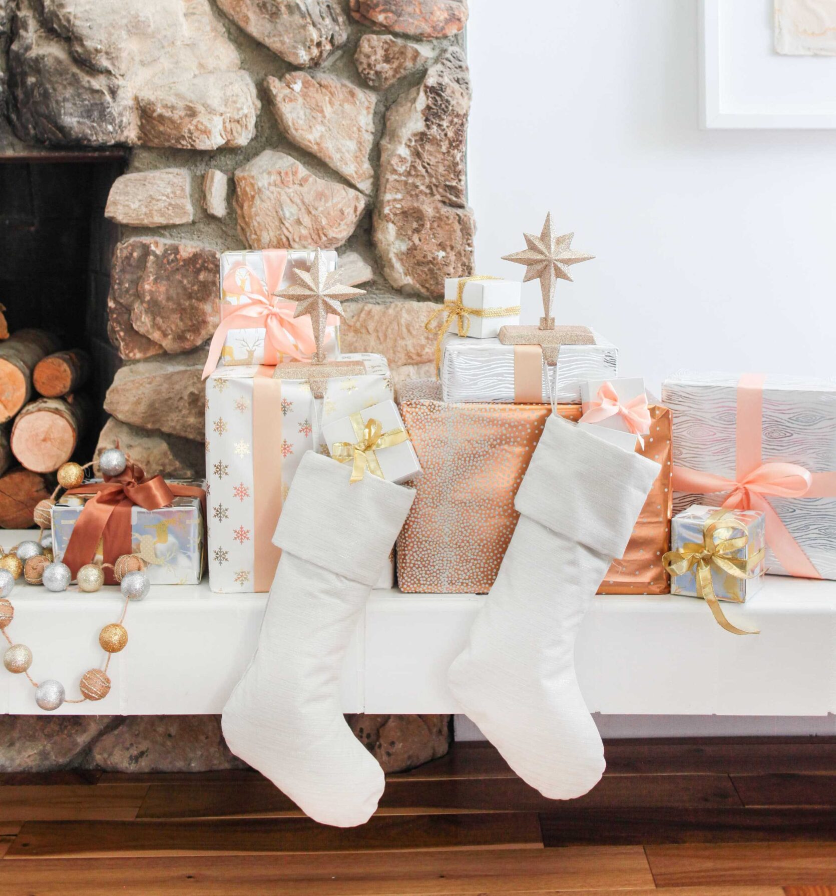 how to hang christmas stockings