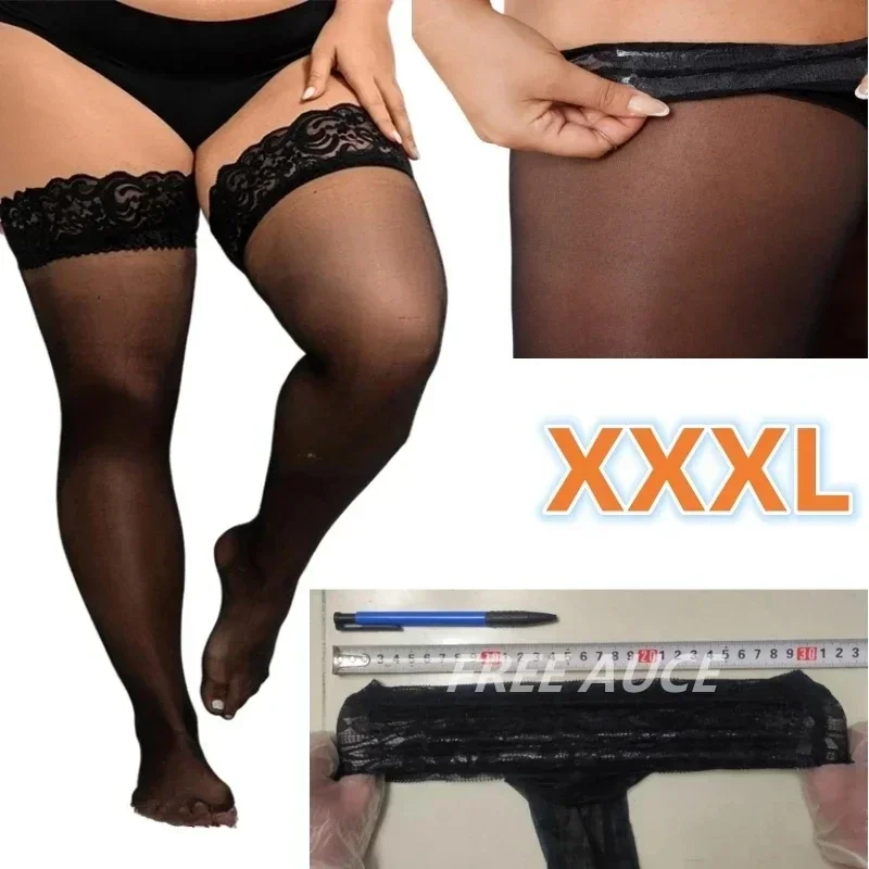 thigh high stockings plus size