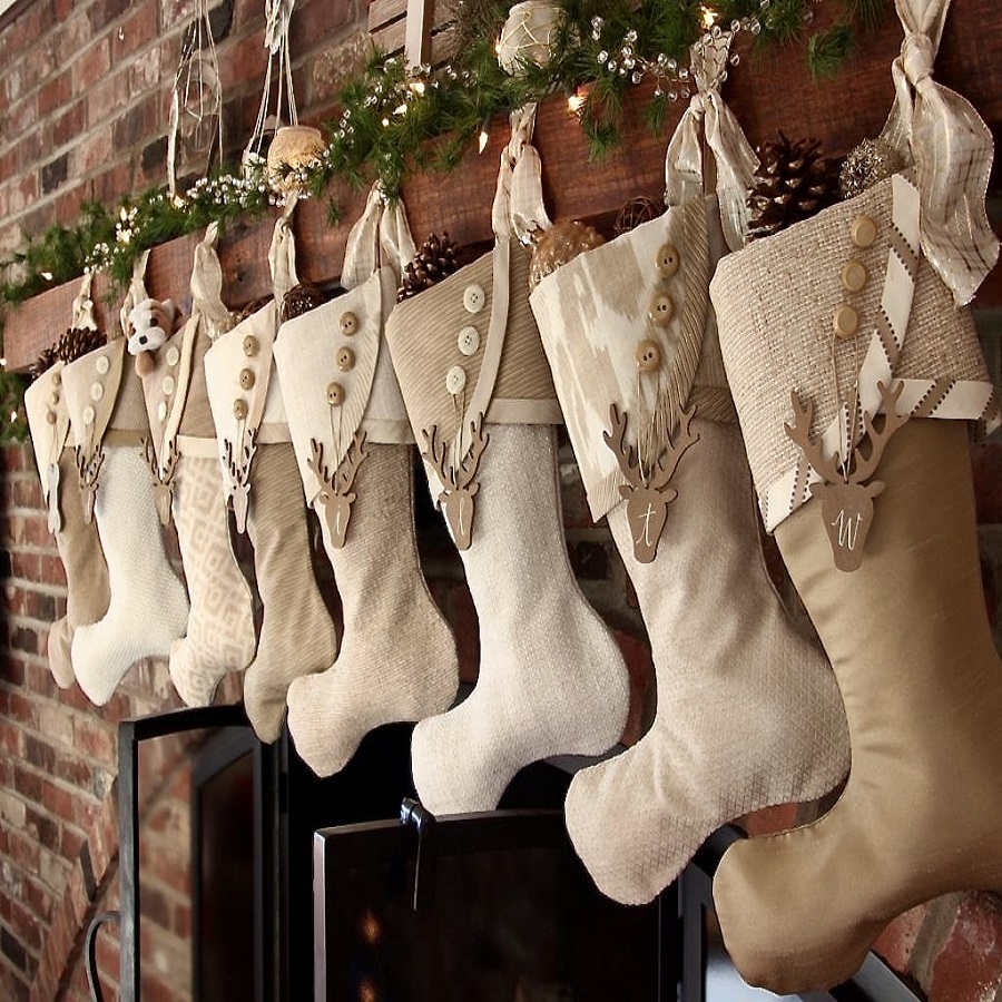 where to hang stockings without a mantle