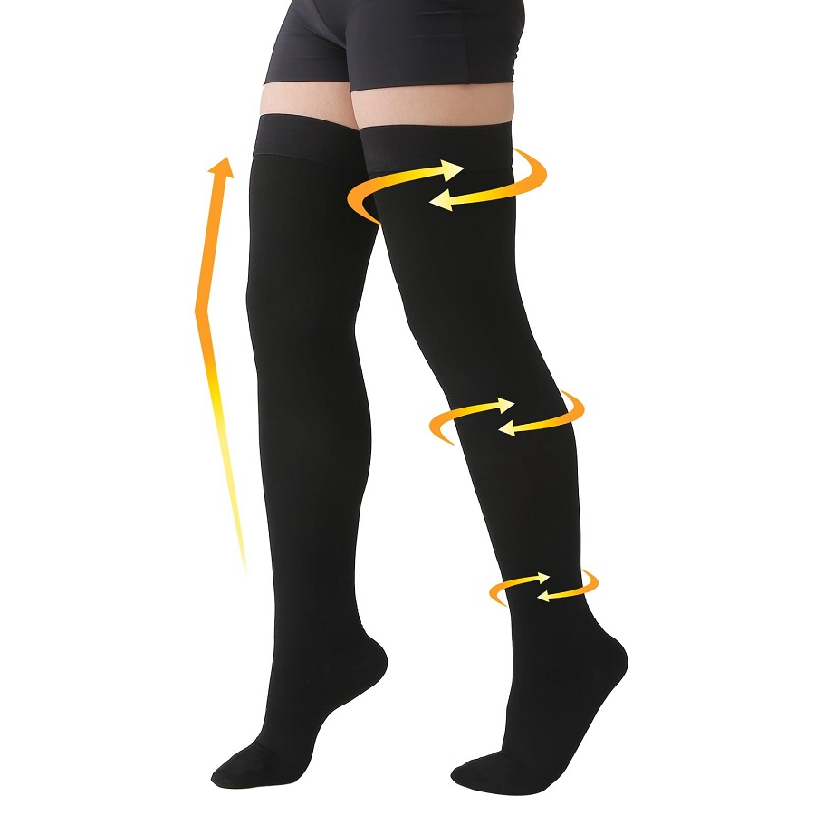 compression stockings thigh high