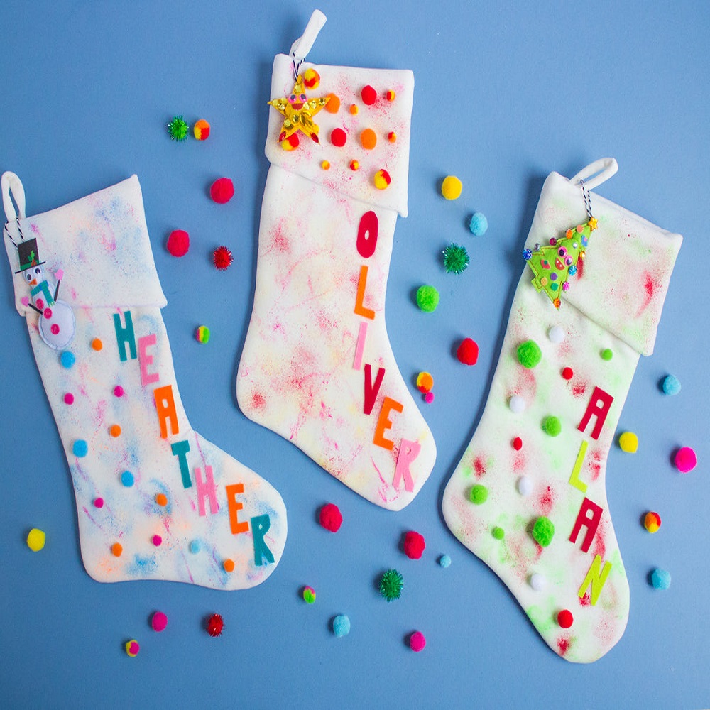 how to make christmas stockings