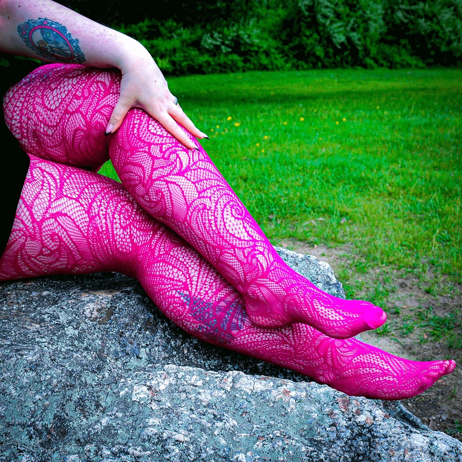 Pink Fishnet Stockings