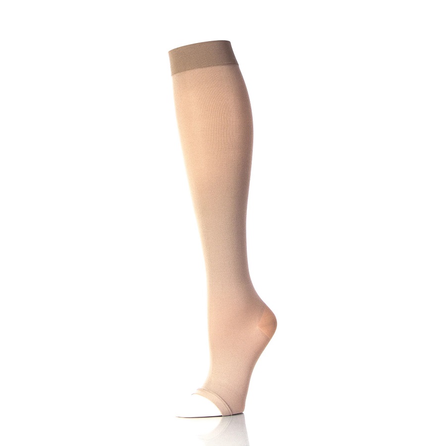 open toe compression socks
