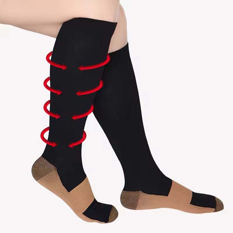 sleep with compression socks