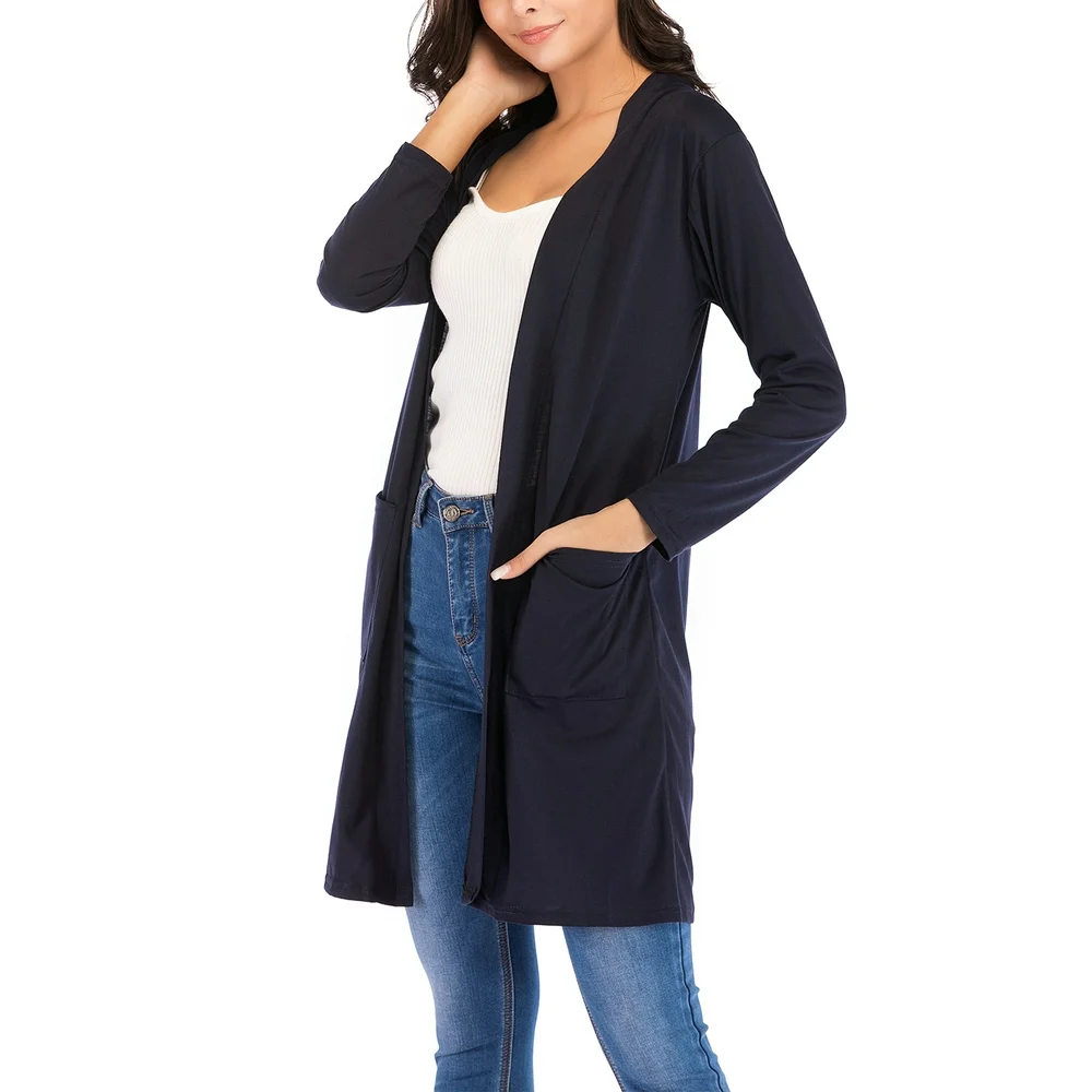 navy cardigan