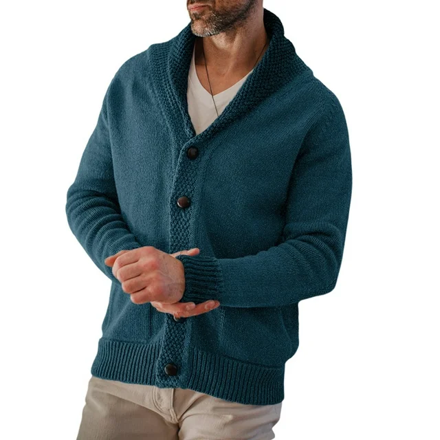 men's button up cardigan sweater