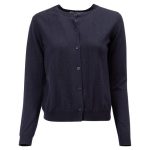 navy cardigan