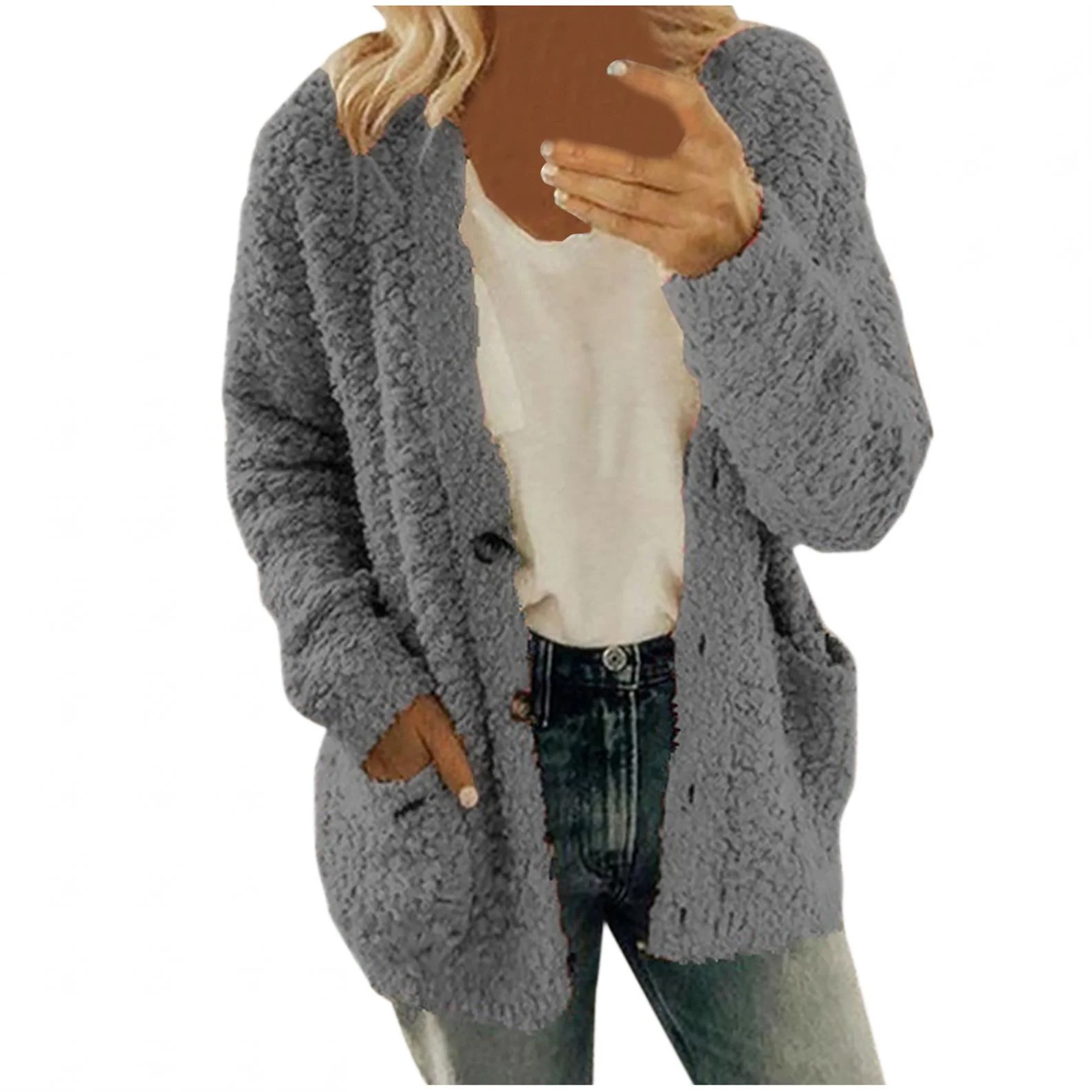 plus size chunky sweater cardigan